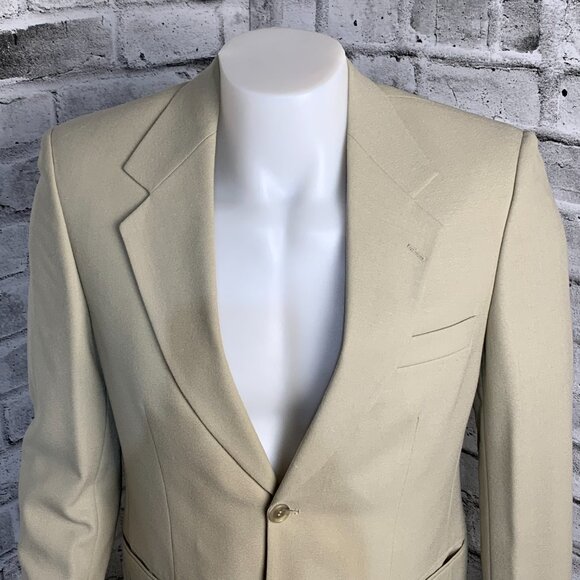 Vintage 90s Union Made Tradizioni Wool Two Button Blazer Sport Coat - Picture 2 of 15